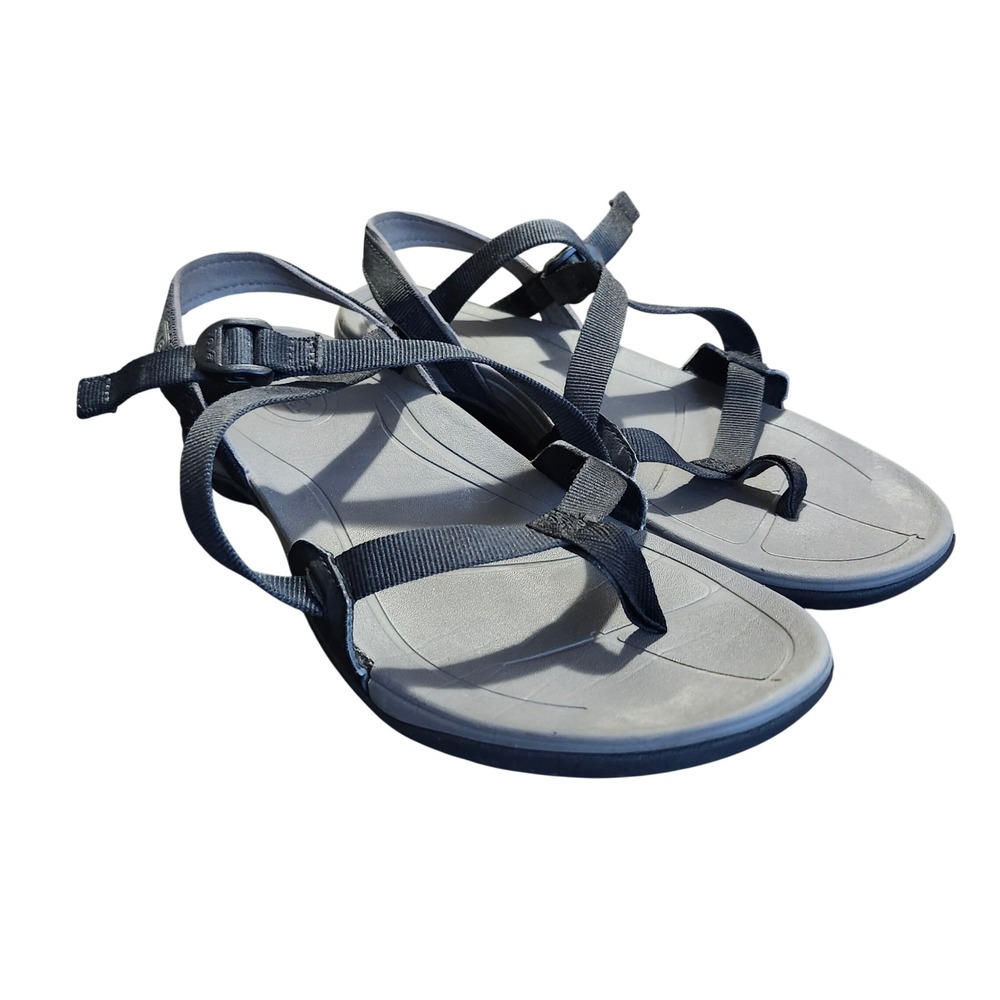 Teva Ascona Sandals Women 9.5 Black Strappy Hiking Outdoor Sporty Travel Hiking